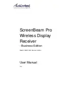 ActionTec ScreenBeam Pro User Manual preview