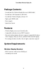 Preview for 5 page of ActionTec ScreenBeam SBT100U User Manual