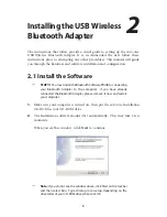 Preview for 6 page of ActionTec USB Wireless Bluetooth Adapter User Manual