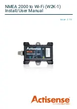 Actisense W2K-1 Install And User Manual preview