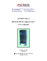 ACTiSYS ACT-BT5701S v2 User Manual preview