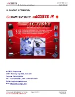 Предварительный просмотр 18 страницы ACTiSYS ACT-BT5701S v2 User Manual