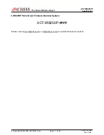 Preview for 12 page of ACTiSYS ACT-IR8250P Specification