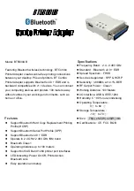 Preview for 1 page of ACTiSYS BT5800UB Specifications