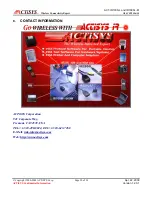 Предварительный просмотр 20 страницы ACTiSYS IR100SL User Manual