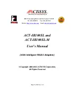 ACTiSYS IR100SLM User Manual preview