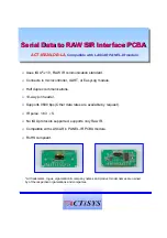 Предварительный просмотр 1 страницы ACTiSYS IR220LDB-LA Specifications