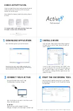 Preview for 1 page of Activ8 Professional activity level tracker Instructions