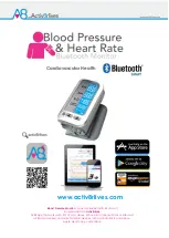 Предварительный просмотр 1 страницы Activ8rlives Blood Pressure Monitor Manual