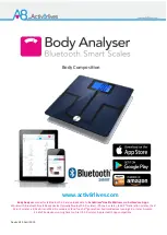 Предварительный просмотр 1 страницы Activ8rlives Body Analaser Manual