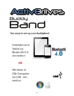 Предварительный просмотр 6 страницы Activ8rlives Buddy Band Manual