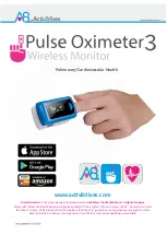 Activ8rlives Pulse Oximeter 3 Manual предпросмотр