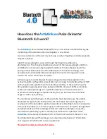 Preview for 5 page of Activ8rlives Pulse Oximeter Bluetooth 4.0 User Manual