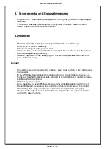 Preview for 3 page of Activa BARBECUE 10550 Installation And Operating Instructions Manual