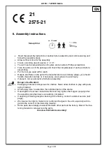 Preview for 5 page of Activa 12200R Cabrio Instructions For Assembly And Use