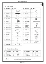 Preview for 7 page of Activa 12241 Dakota Instructions For Assembly And Use