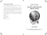 Preview for 1 page of Activa MOON LAMP GALAXY NIGHT LIGHT User Manual