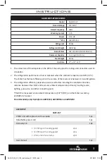 Preview for 3 page of Active Aqua AACH100HP Instructions Manual