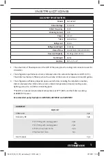 Preview for 5 page of Active Aqua AACH100HP Instructions Manual