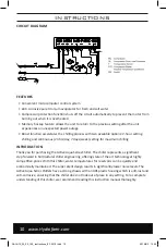 Предварительный просмотр 10 страницы Active Aqua AACH100HP Instructions Manual