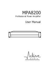 Предварительный просмотр 1 страницы Active Audio MPA8200 User Manual