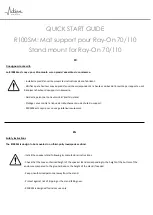 Preview for 1 page of Active Audio R100SM Quick Start Manual