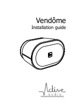 Preview for 1 page of Active Audio Vendome Installation Manual