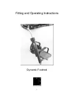 Active Design Dynamic Footrest Operating Instructions Manual preview