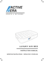 Active Era LUXURY AIR BED Instruction Manual preview