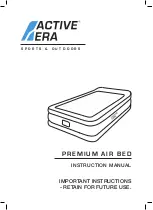 Active Era PREMIUM AIR BED Instruction Manual preview