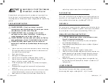 Предварительный просмотр 10 страницы Active Era PT-05BU Instruction Manual