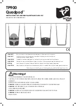 Preview for 1 page of active fun Quadpod TP900 Instructions For Assembly Maintenance And Use