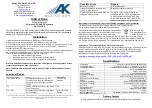 Active Key AK-C7000F-F Instructions preview