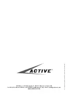 Предварительный просмотр 80 страницы Active 25/B Owner'S Manual