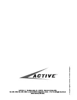 Preview for 80 page of Active 4.5 B Owner'S Manual