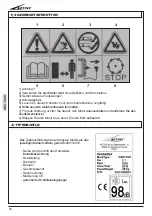 Preview for 34 page of Active 5000 B Safety And Operation Instruction