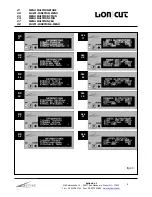 Preview for 8 page of Active Lion Cut Operation And Maintenance Manual