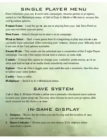 Preview for 5 page of Activision Call of Duty 4: Modern Warfare for Playstation 3 Instruction Manual