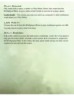 Preview for 9 page of Activision Call of Duty 4: Modern Warfare for Playstation 3 Instruction Manual