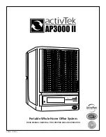 activTek AP3000 II Owner'S Manual предпросмотр