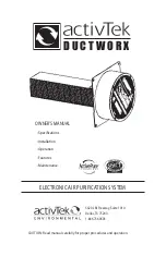 activTek DUCTWORX Owner'S Manual предпросмотр