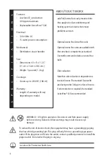 Preview for 4 page of activTek DUCTWORX Owner'S Manual