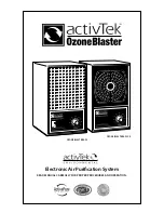 activTek OzoneBlaster Manual предпросмотр