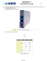 Preview for 31 page of ACT'L eWON4001 Installation Manual