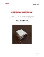 Предварительный просмотр 1 страницы Actox ABC40UKA User Manual