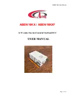 Preview for 1 page of Actox ABEN16KX User Manual