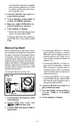 Preview for 13 page of Actron AutoTroubleShooter Operating Instructions Manual