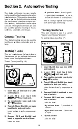 Preview for 14 page of Actron AutoTroubleShooter Operating Instructions Manual