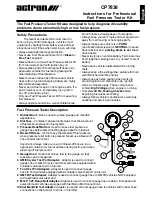 Actron CP7838 Instruction Manual preview