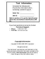 Preview for 2 page of Actron OBD II AutoScanner CP9175 Instructions Manual